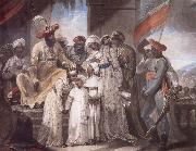 Henry Singleton The Sons of Tipu Sultan Leaving their Father china oil painting reproduction